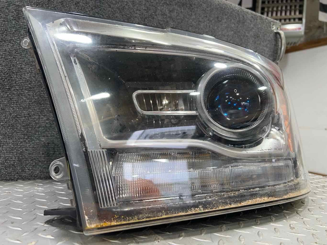 13-18 Ram 1500/2500 Laramie Longhorn Left LH Headlight (Chrome) PARTS OR REPAIR