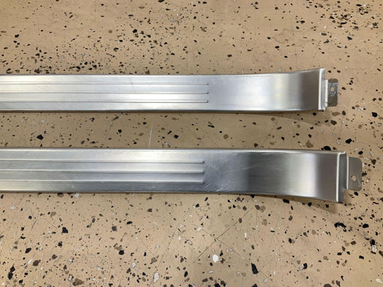 03-10 Bentley Continental GT Pair LH Driver & RH Passenger Aluminum Sill Plates