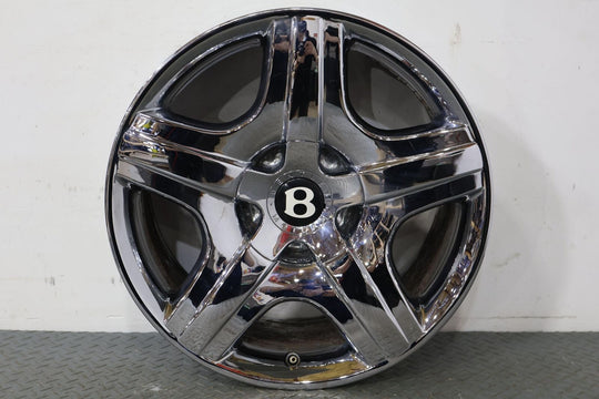 05-09 Bentley Continental GT 19X9 OEM Wheel (Chrome) W/ Center Cap (Face Marks)