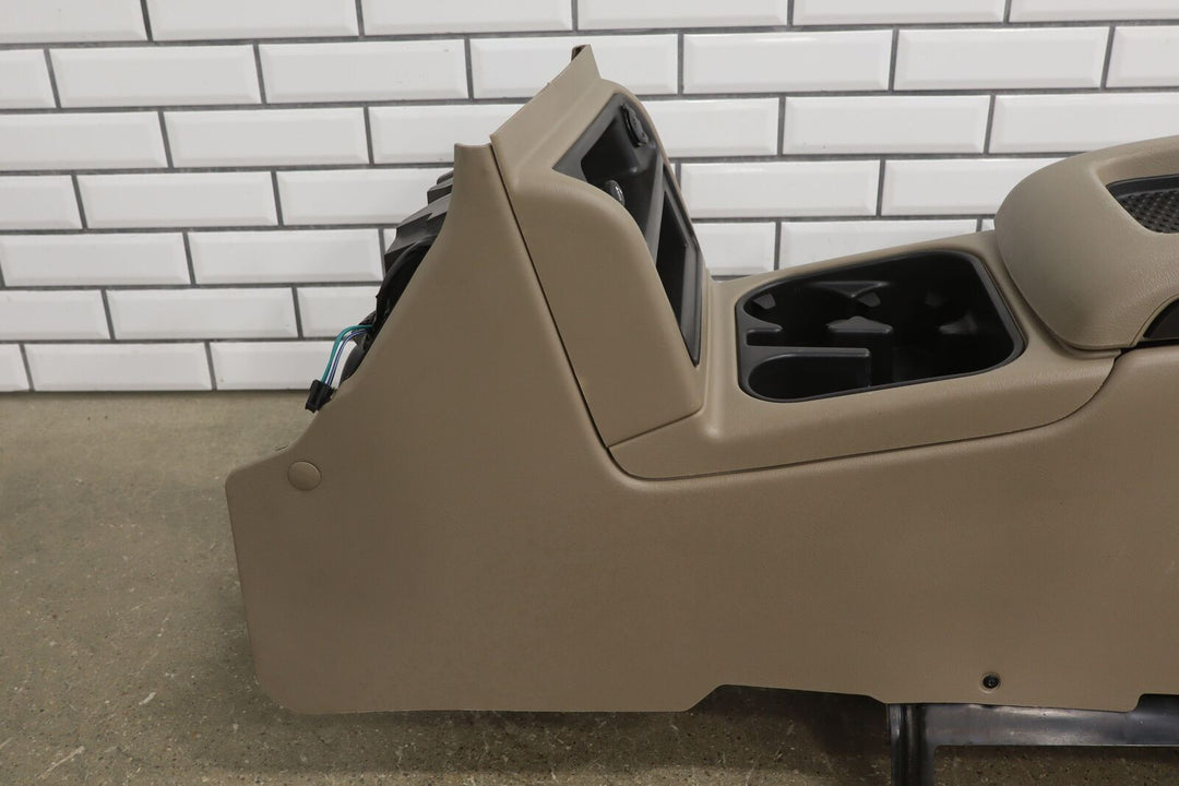 03-07 GMC Sierra Chevy Silverado Center Floor Console Glovebox (Tan/Neutral)