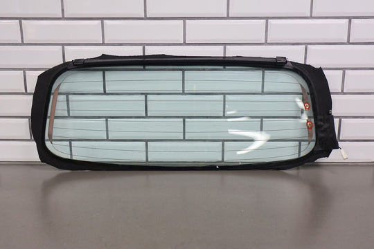 17-20 Fiat 124 Spider Convertible Rear Window Glass W/ Defrost-Wires Need Repair