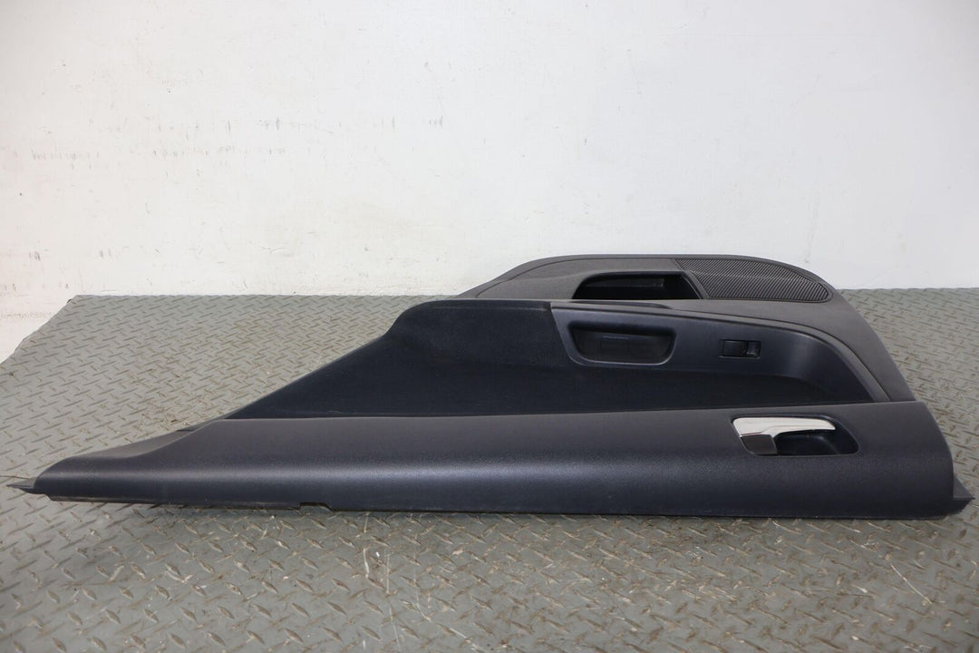 08-13 Mitsubishi Lancer EVO X Rear Right Interior Door Trim Panel (Black 80X)