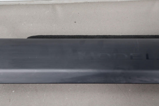 2021-2023 Tesla Model S Plaid Front Right RH Door Sill Entry Plate (Black)