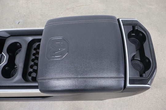 19-23 Ram 1500 Laramie New Style Floor Center Console (Black/Gold Trim)