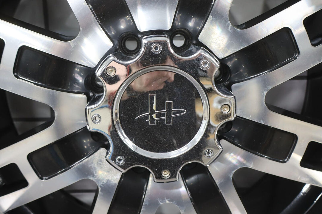 2008-2009 Hummer H2 Set of 4 Aftermarket 22x9.5 Helo Wheels *Clearcoat Damage*