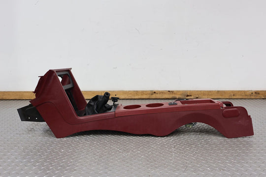 87-93 Ford Mustang GT Foxbody Center Floor Console W/Shift Boot&Bezel (Red DR)