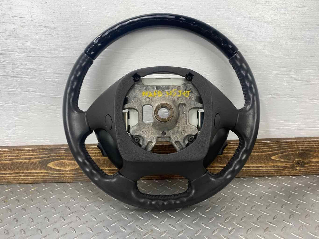 02-05 Ford Thunderbird Leather & Woodgrain Steering Wheel (Midnight Black 2FAZA)