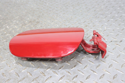 17-20 Fiat 124 Spider Gas Fuel Tank Filler Door Cover (Rosso Red PKM) See Photos