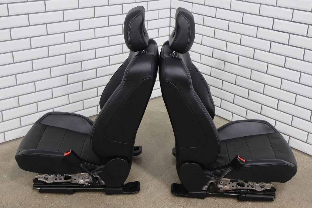 15-17 Ford Mustang GT Coupe Heated/Cooled Leather Seats Set (Ebony) Blown Bags