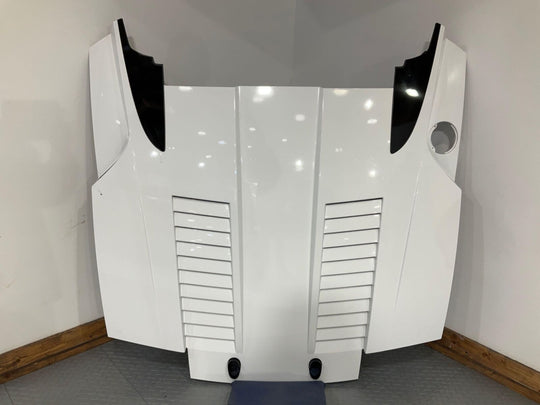 10-14 Lamborghini Gallardo LP560 Spyder Rear Engine Hatch Bianco Monocerus LY9C