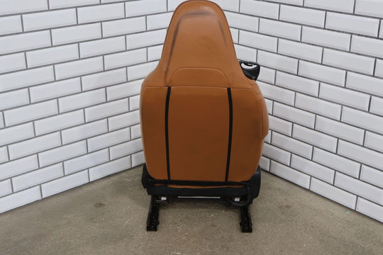 17-19 Fiat 124 Spider Lusso Front Right RH Manual Leather Seat (Saddle Leather)