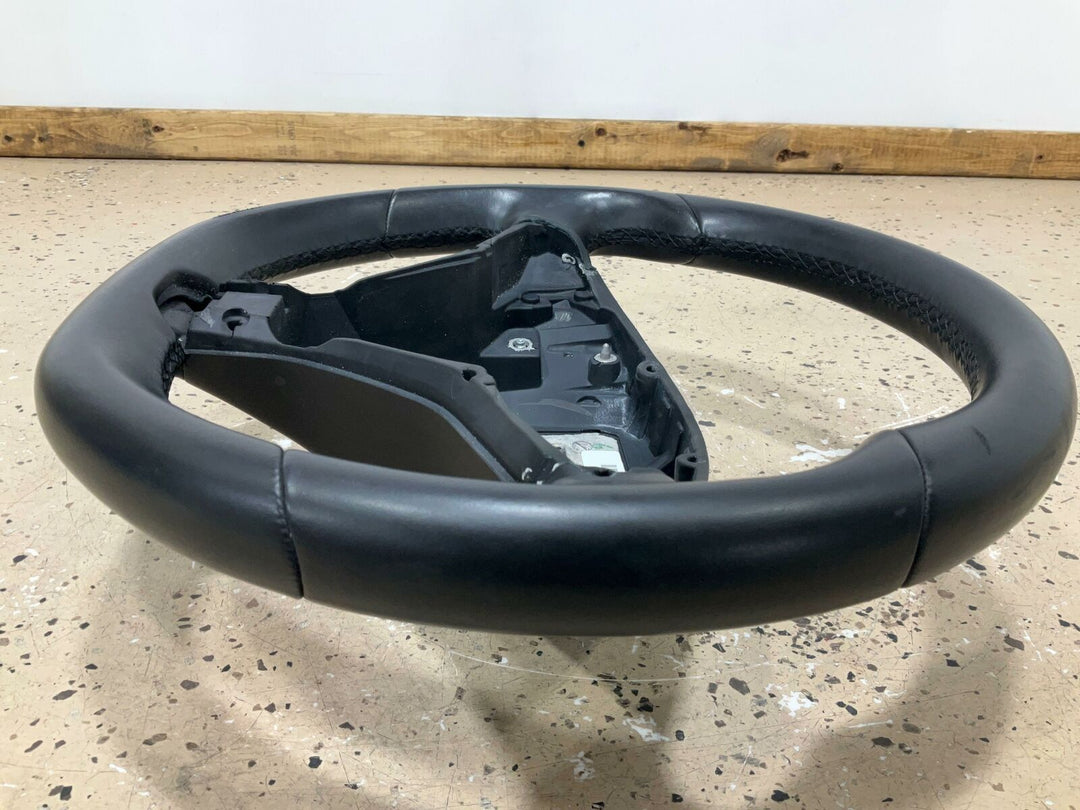 16-21 Tesla Model S Leather Steering Wheel (Black) OEM 1005279-00-E