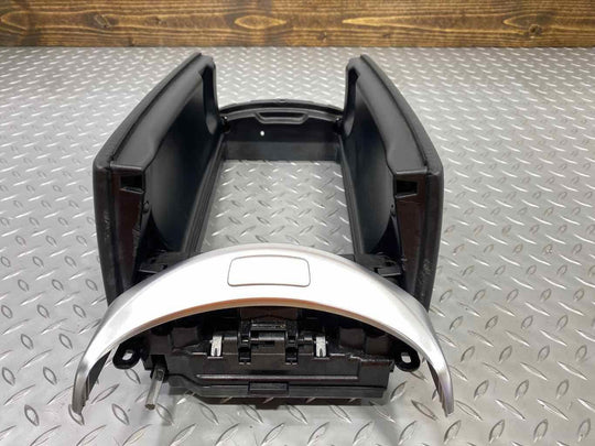 15-20 Mercedes C63s W205 Dual Side Front Center Console Lid Leather (Black 040)