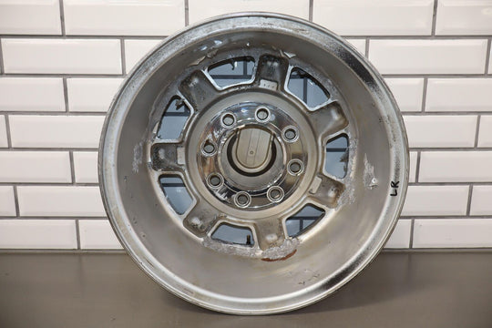 03-07 Hummer H2 Single (1) Aluminum 17x8.5 OEM Silver Wheel W/ Center Cap