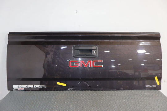 14-19 GMC Sierra 1500 OEM Rear Tail Gate (Iridium Metallic GXG) Heavy Damages