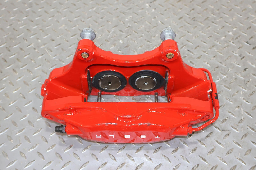 12-20 Tesla Model S Front Pair LH & RH Performance Brake Calipers (Red) 79K