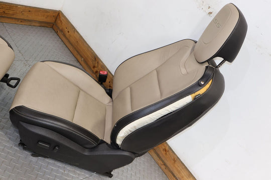 2010 Chevy Camaro SS Leather Seat Set (Beige AFO) Power Tested(Driver Bag Blown)