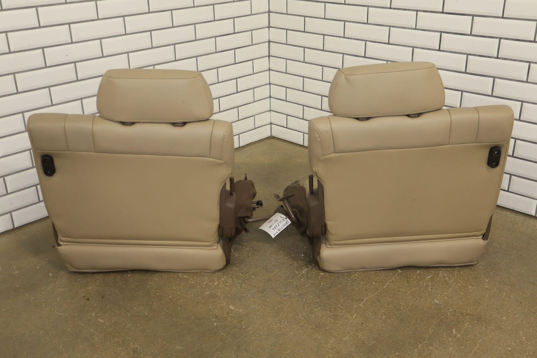 1996-1997 Lexus LX450 Land Cruiser Pair Rear 3rd Row Leather Seats (Beige LC43)