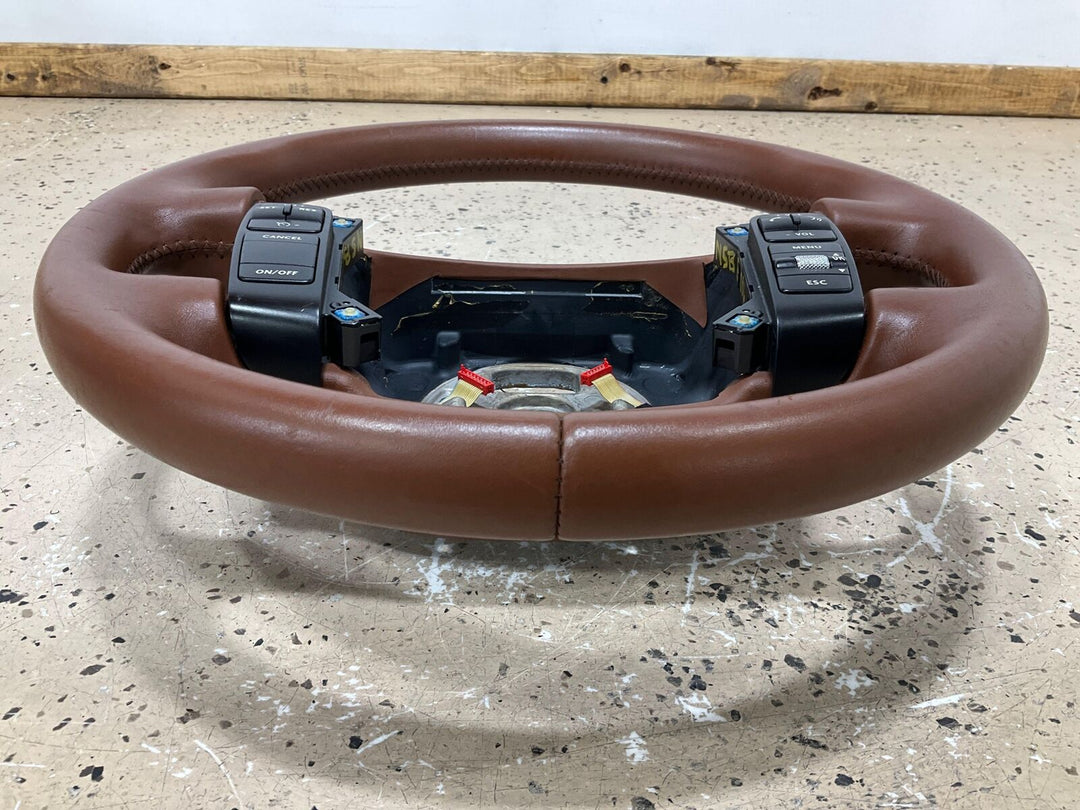 03-10 Bentley Continental GT Leather Steering Wheel (Brown) See Description