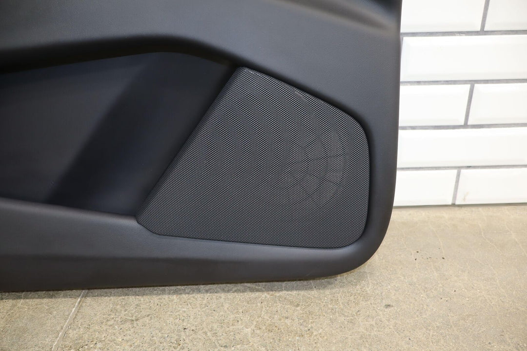 2016-2020 Tesla Model X Driver Left Front Interior Door Trim Panel (Black / Tan)