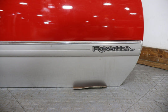 88-91 Buick Reatta Right RH Passenger Door W/ Glass (Bright Red 66i) Resprayed