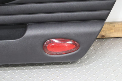 02-05 Ford Thunderbird Right RH Interior Door Trim Panel (Aluminum/Black BW)