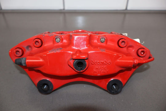 2015-2023 Dodge Challenger Hellcat OEM Brembo 6/4 Piston Brake Caliper Set Red