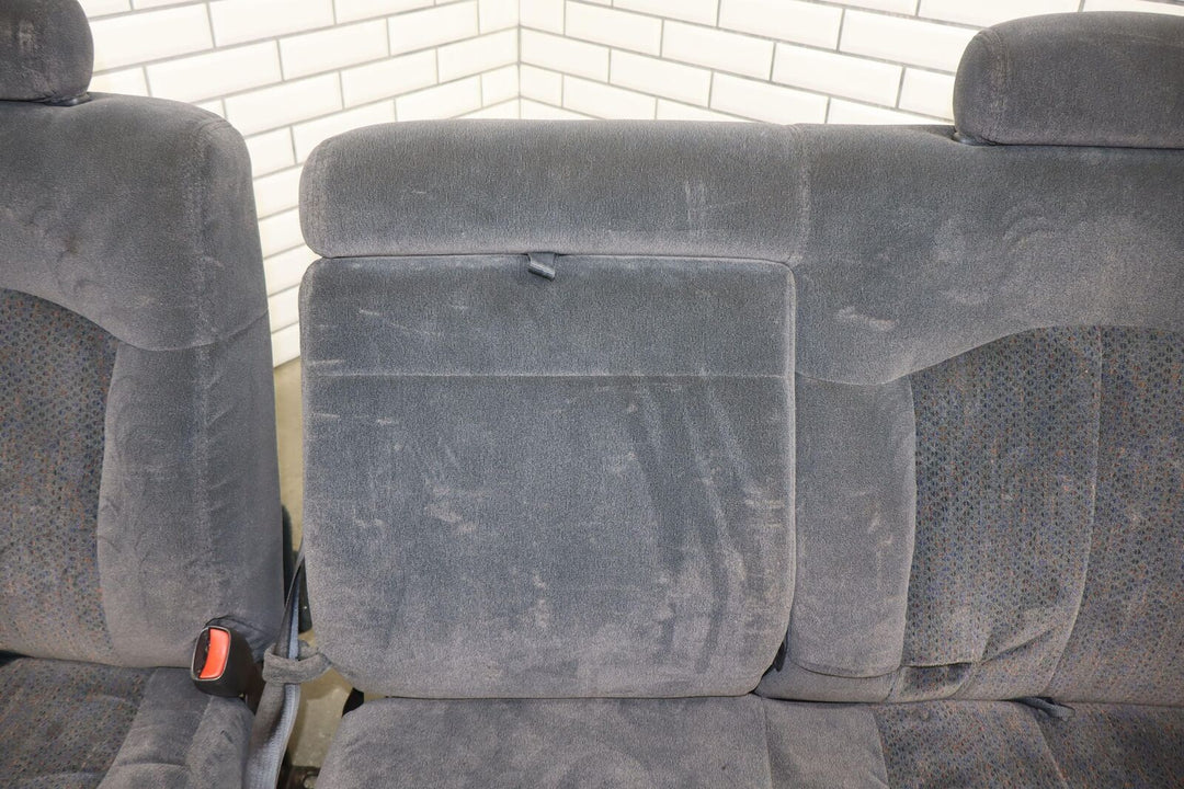 01-02 Chevy GMC 2500HD Crew Cab Cloth Bench Rear Seat (Graphite 12D)