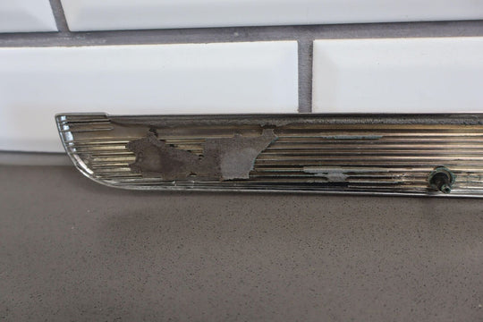 01-02 Lexus LX470 Chrome Trim From Rear Hatch Tailgate (Above License Plate)