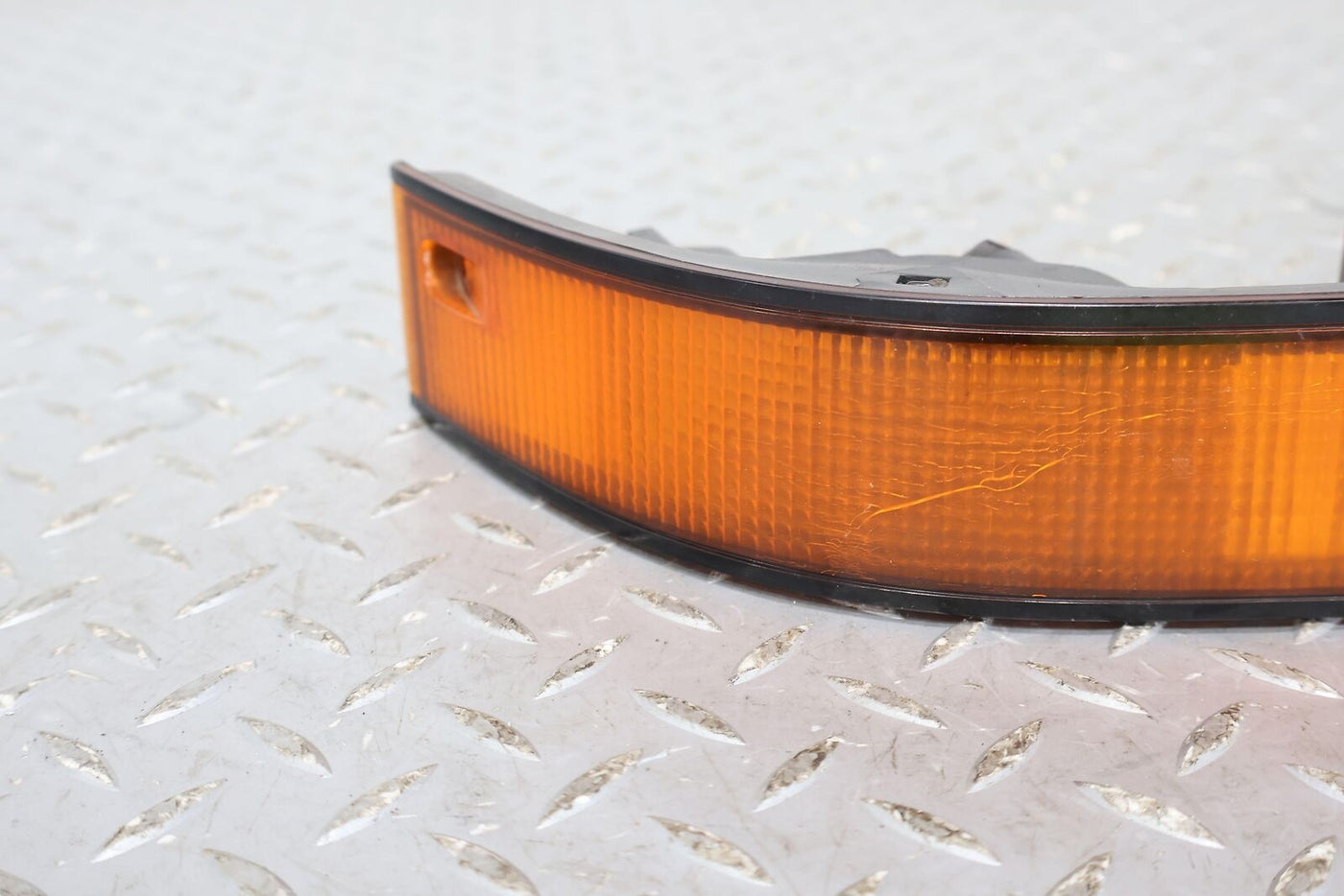 89-93 Toyota Supra Front RIght RH Turn Signal Light (Amber) Heat Cracked Lens