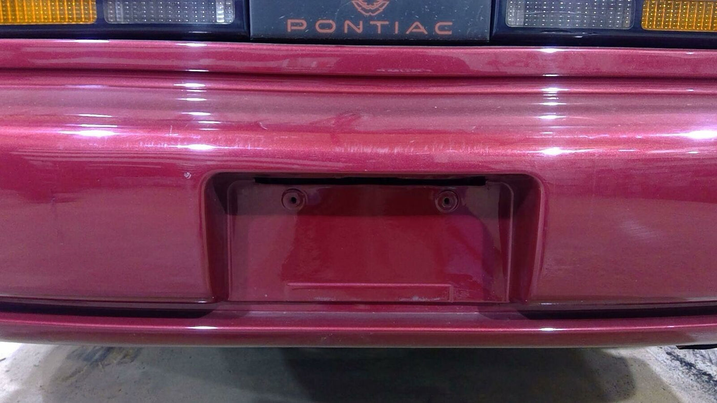 91-92 Pontiac Firebird Rear Bumper (Brilliant Red Metallic 75U) See Notes