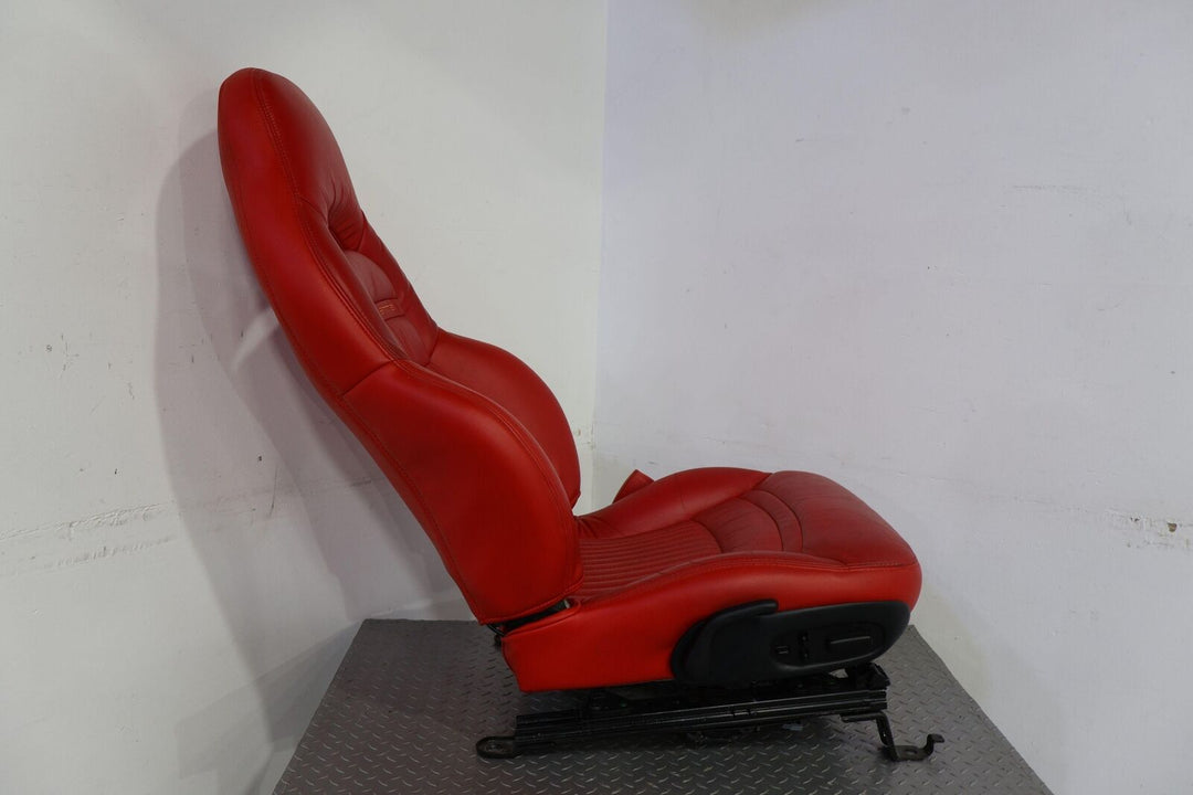 97-00 Chevy C5 Corvette Right Passenger Leather Power Seat (Torch Red 70I)