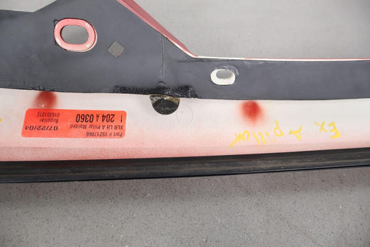 04-09 Cadillac XLR Left LH Exterior A Pillar Trim Panel (Crimson Pearl 86U)