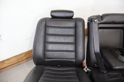 05-07 Hummer H2 SUT REAR 2nd Row Leather Seats (Ebony 48I) SUT ONLY See Notes