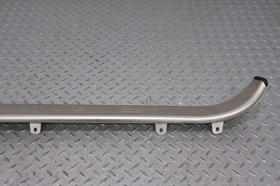 03-10 Bentley Continental GTC Convertible Pair Outer Aluminum Door Sill Plates