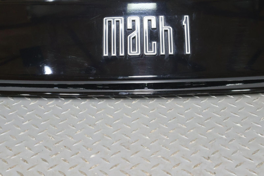 21-22 Ford Mustang Mach 1 Rear OEM Tail Finish Panel (Piano Black) W/ Camera