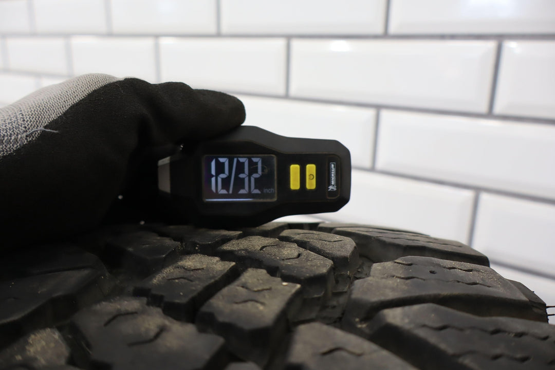  16x8 5 Spoke Wheels W/tires, Black, 285/75r16 Goodyear Duratrac, 16-14-13-12-12/32