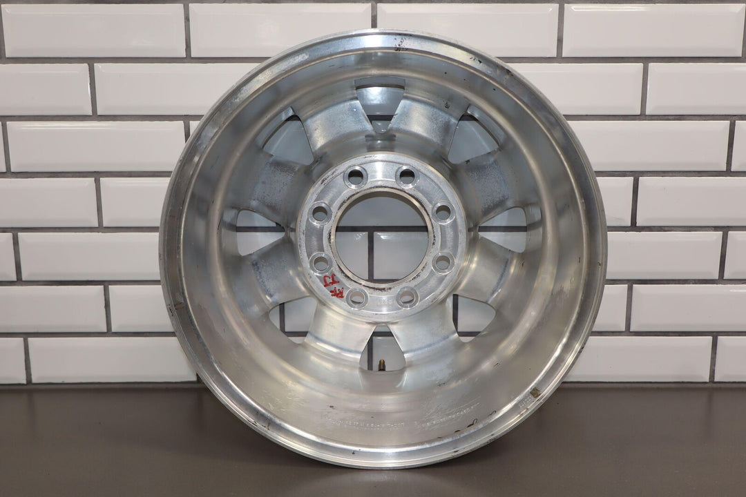 03-07 Hummer H2 Set of 5 Aluminum 17x8.5 OEM Silver Wheel W/ 4 Center Caps