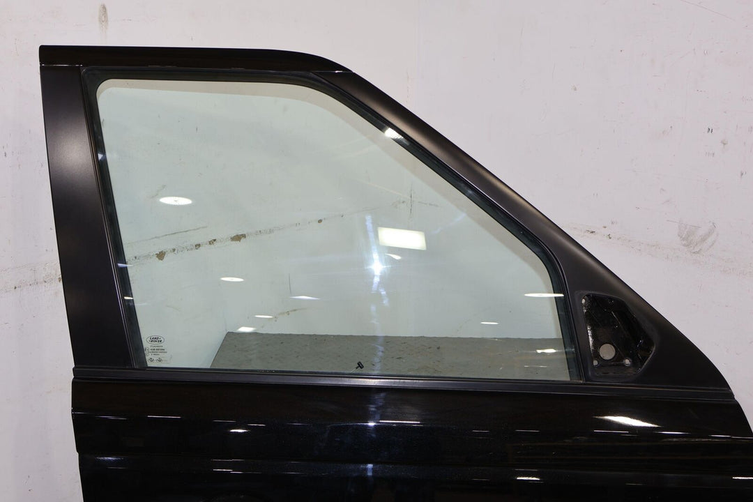 06-13 Range Rover Sport Front Right RH Door W/ Glass (Santorini Black 820) Notes