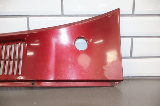 1991-1997 Toyota Land Cruiser Metal Front Center Cowl Vent Panel Med Red (3H4)