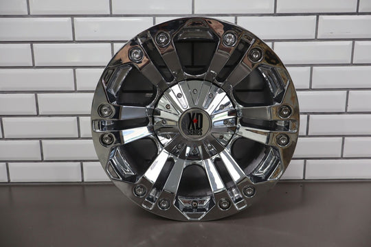 KMC XD 18x9 Aftermarket Wheels Set of 4 W/ Caps 8X165.1 Bolt Pattern (Corrosion)