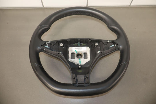 2012-2020 Tesla Model S / X Black Leather Steering Wheel OEM