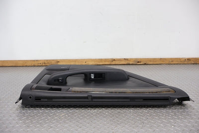 03-04 Audi RS6 Rear Left LH Interior Door Trim Panel W/ WIndow Switch (Black QH)
