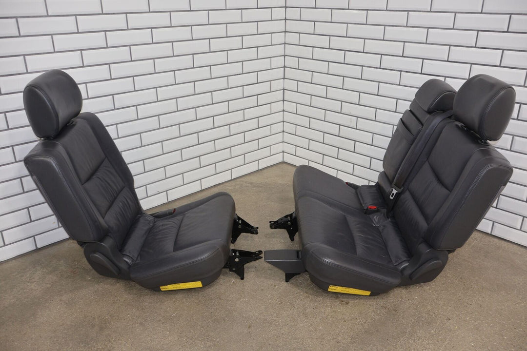 03-09 Lexus GX470 Pair LH&RH 2nd Leather Seat Set (Gray LH10) Mild Wear