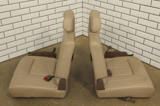 1996-1997 Lexus LX450 Land Cruiser Pair Rear 3rd Row Leather Seats (Beige LC43)