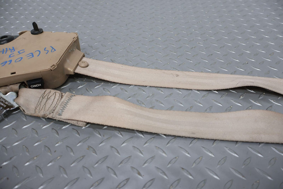 94-96 Chevy C4 Corvette Front Right RH Seat Belt Retractor (Beige 64I) Notes