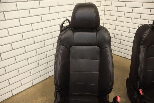 15-17 Ford Mustang Convertible Heated/Ventilated Leather Seat Set (Front/Rear)