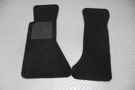 92-93 Chevy Corvette C4 Pair LH & RH Carpeted Cloth Floor Mats (Black 19i)