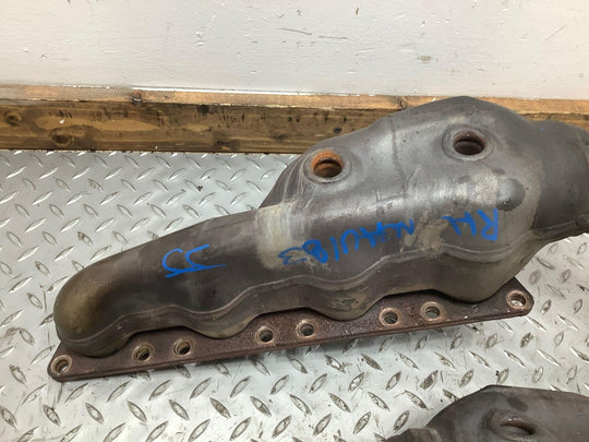 03-04 Audi RS6 4.2L LH & RH Pair of Engine Manifolds OEM