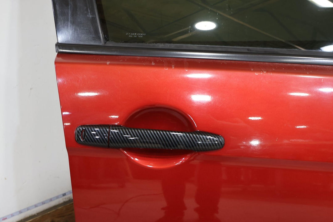 08-15 Mitsubishi Lancer EVO X Front Right Door W/Glass Rally Red P26 -See Photos